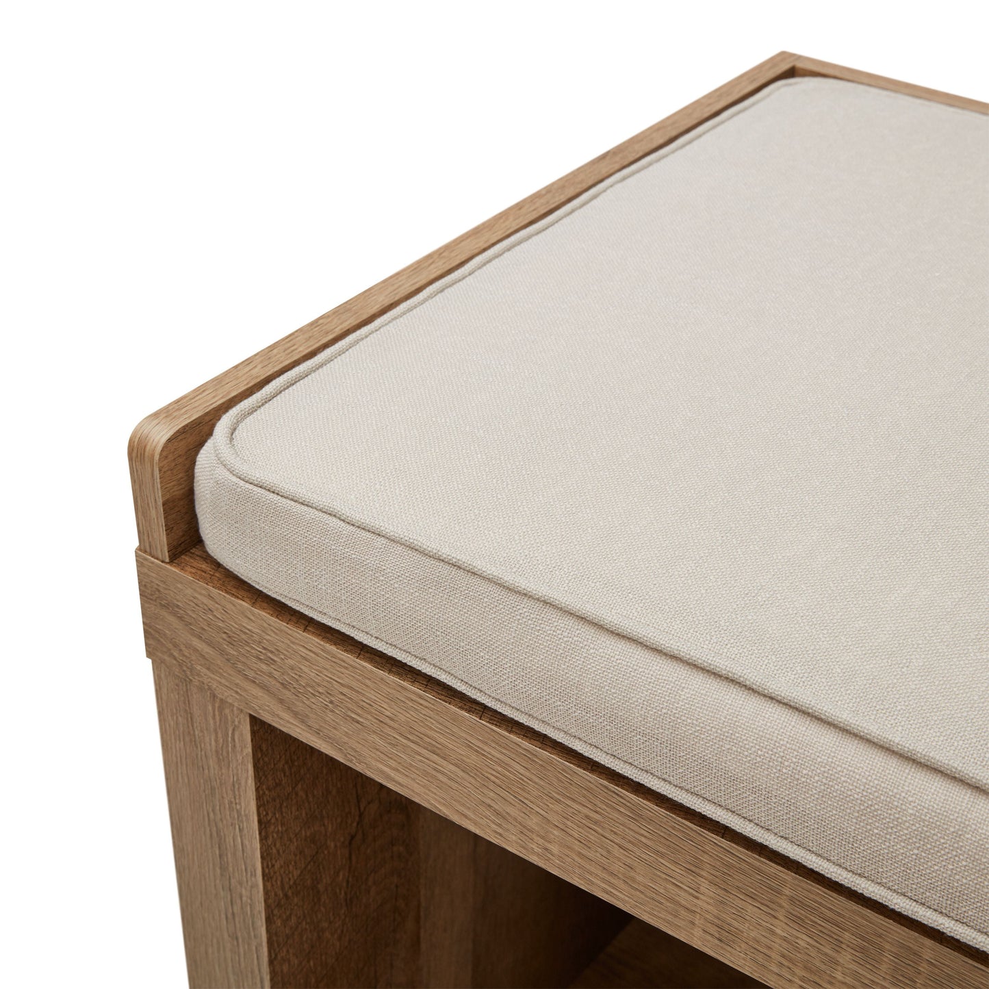 Better Homes & Gardens 4-Cube Shoe Storage Bench – Spacious & Stylish Entryway Organizer (Weathered Finish) - HomeMuse