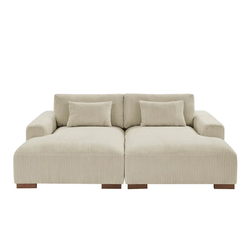 Axiel 88'' Modern Upholstered Sleeper Sofa – Stylish Convertible Seating for Home & Guests - HomeMuse
