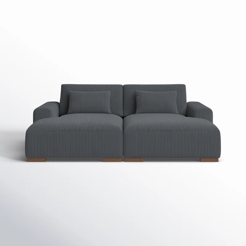 Axiel 88'' Modern Upholstered Sleeper Sofa – Stylish Convertible Seating for Home & Guests - HomeMuse