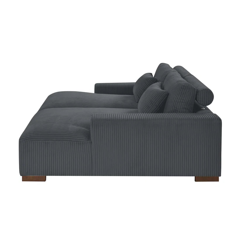 Axiel 88'' Modern Upholstered Sleeper Sofa – Stylish Convertible Seating for Home & Guests - HomeMuse