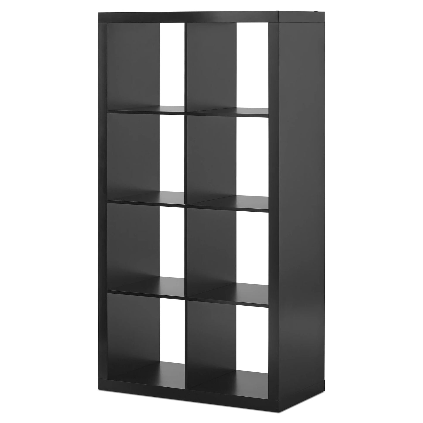 Better Homes & Gardens 8-Cube Storage Organizer – Stylish & Functional Shelving (Solid Black) - HomeMuse