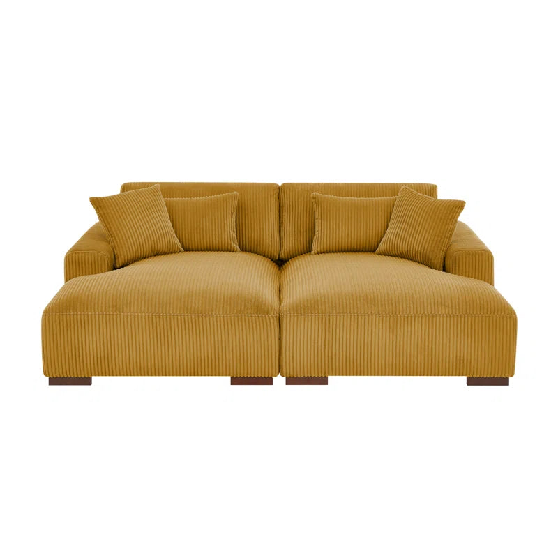 Axiel 88'' Modern Upholstered Sleeper Sofa – Stylish Convertible Seating for Home & Guests - HomeMuse