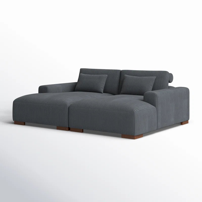Axiel 88'' Modern Upholstered Sleeper Sofa – Stylish Convertible Seating for Home & Guests - HomeMuse