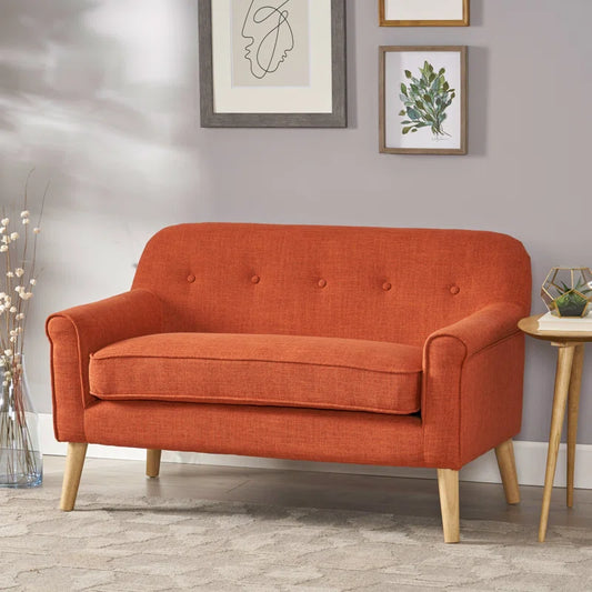 Deby 49.75'' Modern Upholstered Loveseat – Stylish & Comfortable Seating for Any Space - HomeMuse