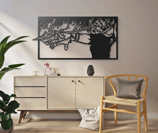 Custom Anime Metal Wall Art – Premium UV Printed Decor | HomeMuse
